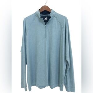 johnnie-O Sky Blue Quarter-Zip Pullover